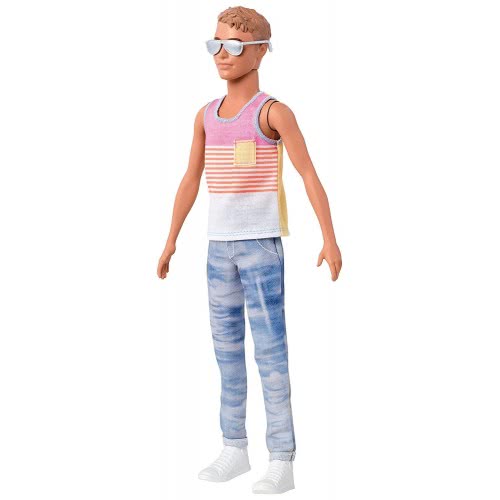 Mattel Barbie Ken Fashionistas No.11 Hyped On Stripes Κούκλα DWK44 / FNH43 887961591712