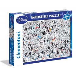 Clementoni Παζλ Impossible 101 Σκυλιά Της Δαλματίας 1000 Τμχ 1260-39358 8005125393589