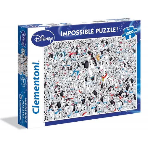 Clementoni Puzzle Impossible 101 Dalmatians 1000 Pcs 1260-39358 8005125393589
