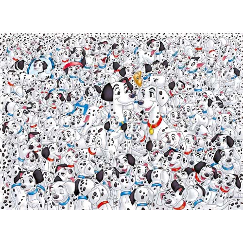 Clementoni Παζλ Impossible 101 Σκυλιά Της Δαλματίας 1000 Τμχ 1260-39358 8005125393589