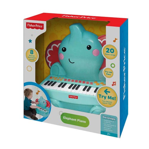 Mattel Πιάνο Ελεφαντάκι Με 32 Πλήκτρα KFP2138 731398921386