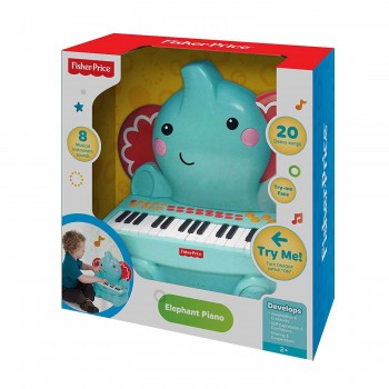 Mattel Πιάνο Ελεφαντάκι Με 32 Πλήκτρα KFP2138 731398921386