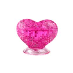 3D Crystal Puzzle: Καρδιά Ροζ, 46Κομ. 90002 4893718900023
