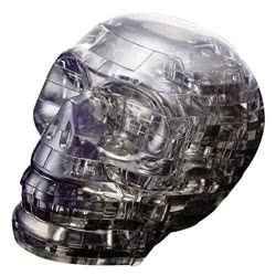 3D Crystal Puzzle: Κρανίο Μαύρο, 48Κομ. 90217 4893718902171