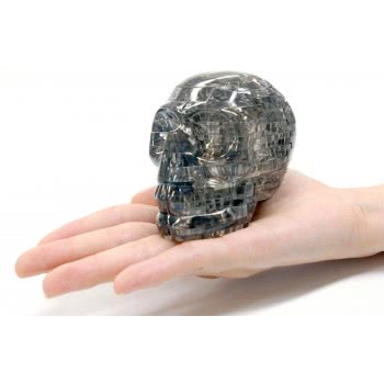 3D Crystal Puzzle: Κρανίο Μαύρο, 48Κομ. 90217 4893718902171