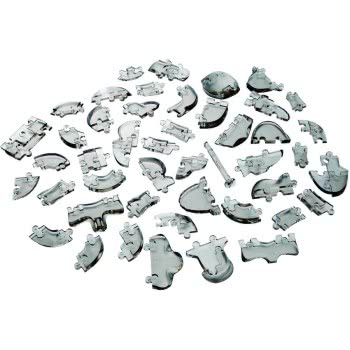 3D Crystal Puzzle: Κρανίο Μαύρο, 48Κομ. 90217 4893718902171