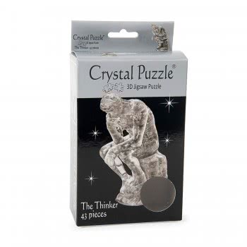 3D Crystal Puzzle: The Thinker, 44Pcs 90150 4893718901501