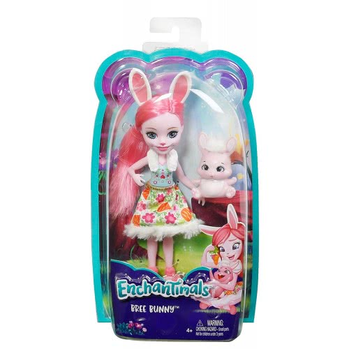 Mattel Enchantimals Κούκλα Και Ζωάκι Bree Bunny And Twist DVH87 / DVH88 887961370133