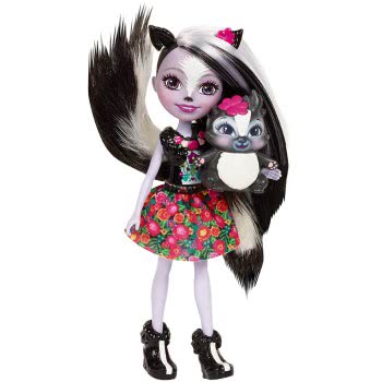 Mattel Enchantimals Κούκλα Και Ζωάκι Sage Skunk And Caper DVH87 / DYC75 887961408775