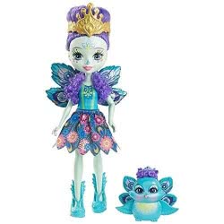 Mattel Enchantimals Κούκλα Και Ζωάκι Sage Patter Peacock And Flap DVH87 / DYC76 887961408799