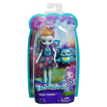 Mattel Enchantimals Doll And Animal Sage Patter Peacock And Flap DVH87 / DYC76 887961408799