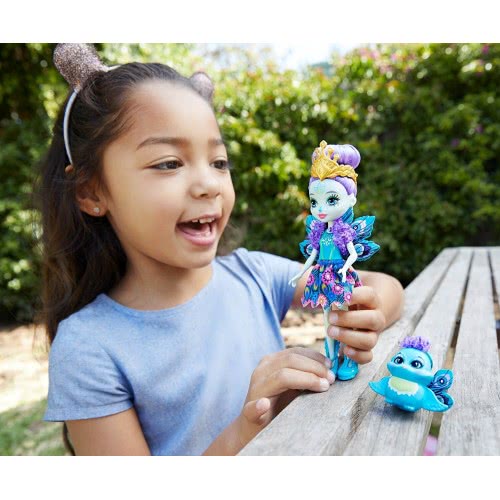 Mattel Enchantimals Doll And Animal Sage Patter Peacock And Flap DVH87 / DYC76 887961408799