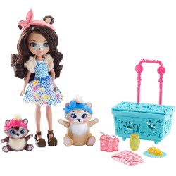 Mattel Enchantimals Doll And Accesories Paws For A Picnic FCC62 / FCC64 887961447583