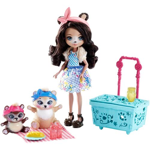 Mattel Enchantimals Κούκλα Και Ζωάκι Με Αξεσουάρ Paws For A Picnic FCC62 / FCC64 887961447583