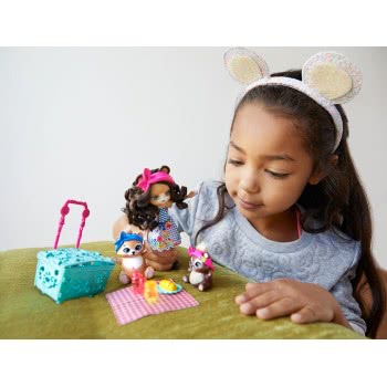 Mattel Enchantimals Doll And Accesories Paws For A Picnic FCC62 / FCC64 887961447583