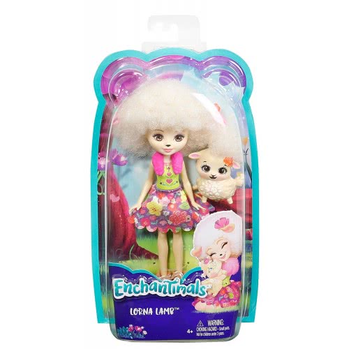 Mattel Enchantimals Κούκλα Και Ζωάκι Lorna Lamb DVH87 / FCG65 887961450026