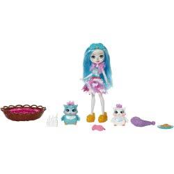 Mattel Enchantimals Κούκλα Και Ζωάκι Με Αξεσουάρ Sleepover Night Owls FCC62 / FCG78 887961450156