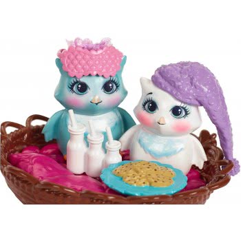 Mattel Enchantimals Doll And Animal With Accessories Sleepover Night Owls FCC62 / FCG78 887961450156