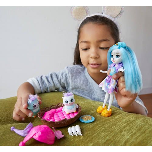 Mattel Enchantimals Doll And Animal With Accessories Sleepover Night Owls FCC62 / FCG78 887961450156