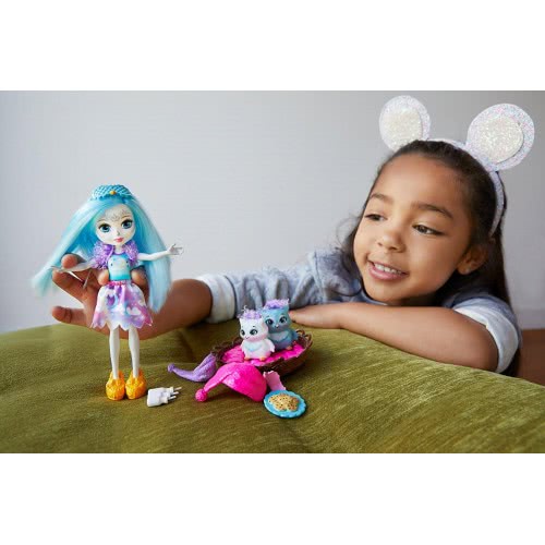 Mattel Enchantimals Doll And Animal With Accessories Sleepover Night Owls FCC62 / FCG78 887961450156