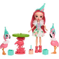 Mattel Enchantimals Κούκλα Και Ζωάκι Με Αξεσουάρ Lets Flamingle FCC62 / FCG79 887961450163