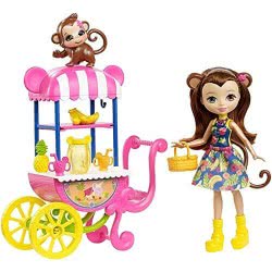 Mattel Enchantimals Doll And Animal Friend With Vehicle Fruit Cart FJH11 / FCG93 887961450323