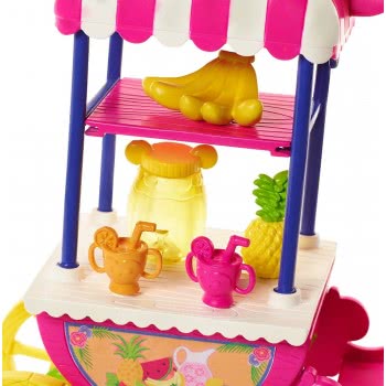 Mattel Enchantimals Κούκλα Και Ζωάκι Φιλαράκι Με Όχημα Fruit Cart FJH11 / FCG93 887961450323