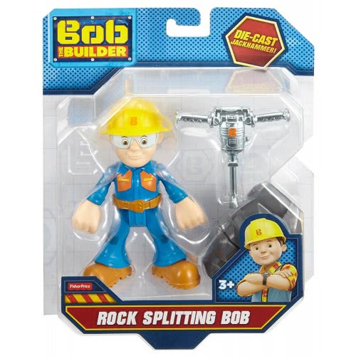 Mattel Bob The Builder Rock Splitting Bob Figure DHB05 / DMM48 887961283006