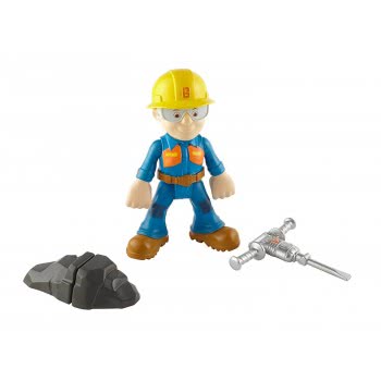 Mattel Bob The Builder Rock Splitting Bob Figure DHB05 / DMM48 887961283006