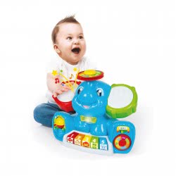Clementoni Baby Educational Baby Toddler Musical Toy Elephant In Concert For 10+ Months 1000-63518 8005125635184