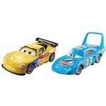 Mattel Disney/Pixar Cars 3 The King And Jeff Corvette Vehicles, 2 Pack DXV99 / DXW04 887961403732