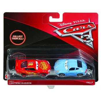 Mattel Disney/Pixar Cars 3 Lightning Mcqueen And Sally Αυτοκινητάκια, Σετ Των 2 DXV99 / DXW05 887961403749
