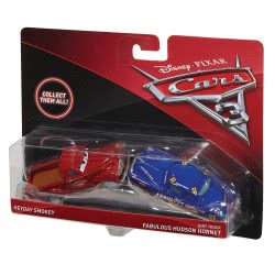 Mattel Disney/Pixar Cars 3 Heyday Smokey And Hudson Hornet Vehicles, 2 Pack DXV99 / DXW01 887961403763