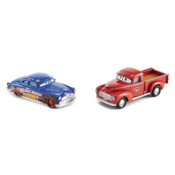 Mattel Disney/Pixar Cars 3 Heyday Smokey And Hudson Hornet Vehicles, 2 Pack DXV99 / DXW01 887961403763