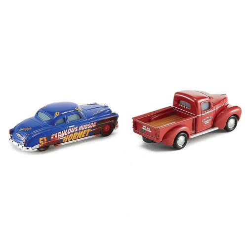 Mattel Disney/Pixar Cars 3 Heyday Smokey And Hudson Hornet Vehicles, 2 Pack DXV99 / DXW01 887961403763