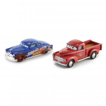 Mattel Disney/Pixar Cars 3 Heyday Smokey And Hudson Hornet Vehicles, 2 Pack DXV99 / DXW01 887961403763
