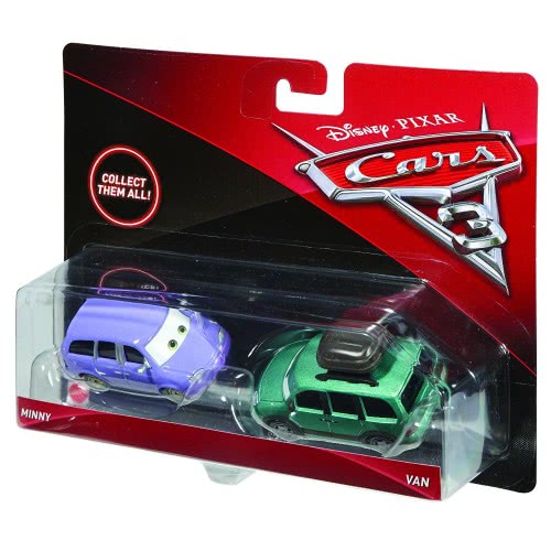Mattel Disney/Pixar Cars 3 Minny And Van Αυτοκινητάκια, Σετ Των 2 DXV99 / DXW06 887961403701
