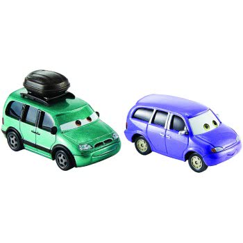 Mattel Disney/Pixar Cars 3 Minny And Van Vehicles, Pack Of 2 DXV99 / DXW06 887961403701