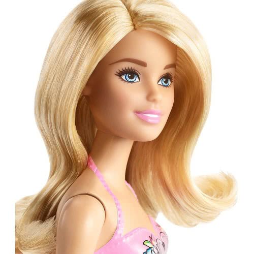Mattel Barbie Beach Water Play Κούκλα DWJ99 / DGT78 887961202571