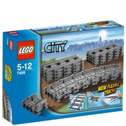 LEGO Trains Εύκαμπτες Σιδηροδρομικές Γραμμές 7499 5702014730380