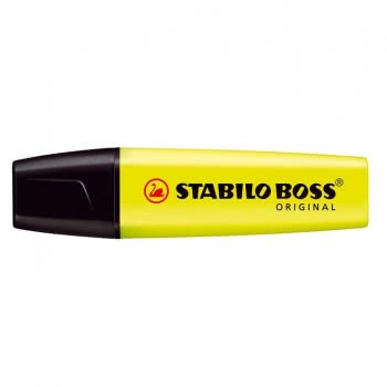 STABILO Boss Μαρκαδόρος Υπογράμμισης Κίτρινος 70/24 4006381333627