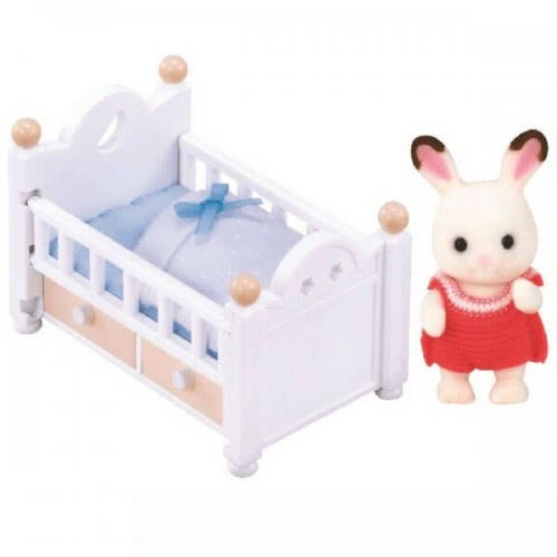 Epoch Sylvanian Families Chocolate Rabbit Baby Set 5017 5054131050170