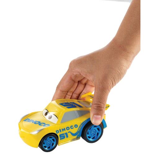 Mattel Disney Pixar Cars 3 Rev N Racers Dinoco Cruz Ramirez Vehicle DVD31 / FBG14 887961430165