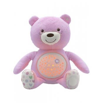 Chicco Μουσικός Προβολέας-Αρκουδάκι Ροζ Y02-08015-10 8058664060351
