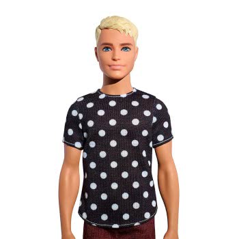 Mattel Barbie Ken Fashionistas No.14 Black And White Ken Κούκλα DWK44 / FJF72 887961535143