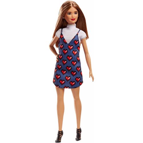 Mattel Barbie Fashionistas Wear Your Heart Κούκλα Μικροκαμωμένη FBR37 / FJF46 887961534962
