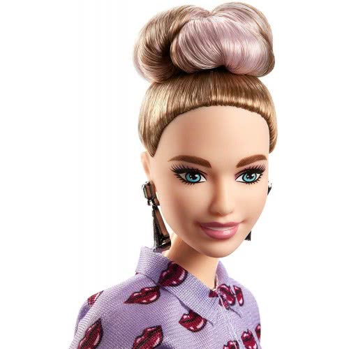 Mattel Barbie Fashionistas Lavendar Kiss Curvy Doll FBR37 / FJF40 887961534870