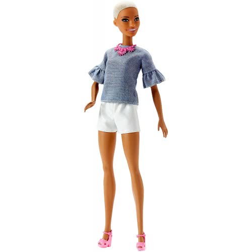 Mattel Barbie Fashionistas Chic In Chambray Αυθεντική Κούκλα FBR37 / FNJ40 887961593600