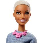 Mattel Barbie Fashionistas Chic In Chambray Αυθεντική Κούκλα FBR37 / FNJ40 887961593600