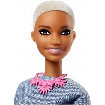 Mattel Barbie Fashionistas Chic In Chambray Αυθεντική Κούκλα FBR37 / FNJ40 887961593600